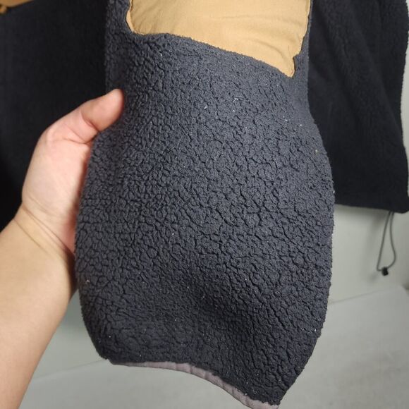 The North Face Men's Campshire XXL Gray Sherpa Fleece Pull Over Sweater Jacket - Picture 11 of 14